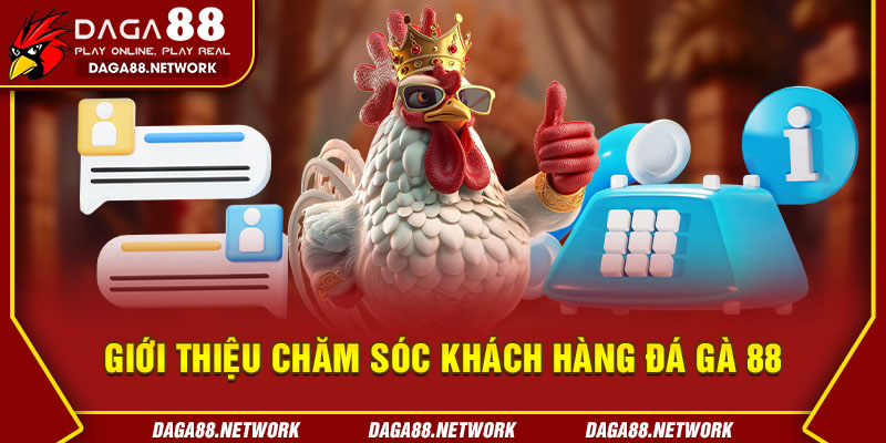 Giới thiệu chăm sóc khách hàng Đá gà 88