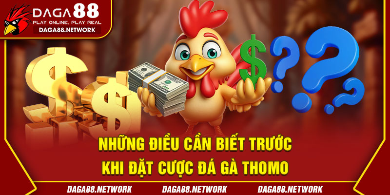 Những Điều Cần Biết Trước Khi Đặt Cược Đá Gà Thomo